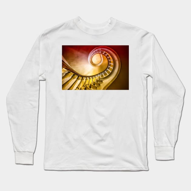 Circular Staircase 5 Long Sleeve T-Shirt by Robert Alsop